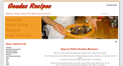 Desktop Screenshot of goudasrecipes.com